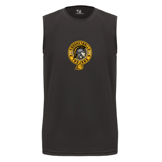 tc-trojans-retro-80s-90s-badger-b-core-sleeveless-performance-tee — Black — Front — source sha256 10e3e31b31ab563d205de1ac5a2882ff3ede608c92ff8e5415a688ecb9c0619d — Color position 1