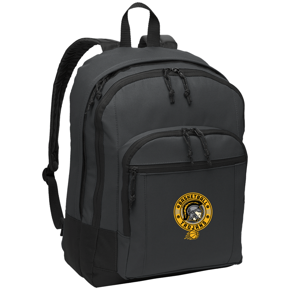 tc-trojans-retro-80s-90s-port-authority-basic-backpack — Dark Charcoal — Front — source sha256 2d7b93a7a91e236b1dc99f274f9f42859606fead901c4fa3fed0ba39c9c86afb — Color position 2