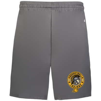 tc-trojans-retro-80s-90s-badger-adult-b-core-7-inch-short-with-pockets — Graphite — Front — source sha256 388769c51613ac0b8b9fd4136ec8538e6452848a196ddefb5f19259a1a4a5a7c — Color position 2