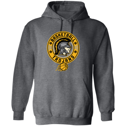tc-trojans-retro-80s-90s-gildan-pullover-hoodie — Dark Heather — Front — source sha256 3c39b4ede7619f2869aa879c5006aa24d4c9c344d17c90d43d07a76ca8633a52 — Color position 6