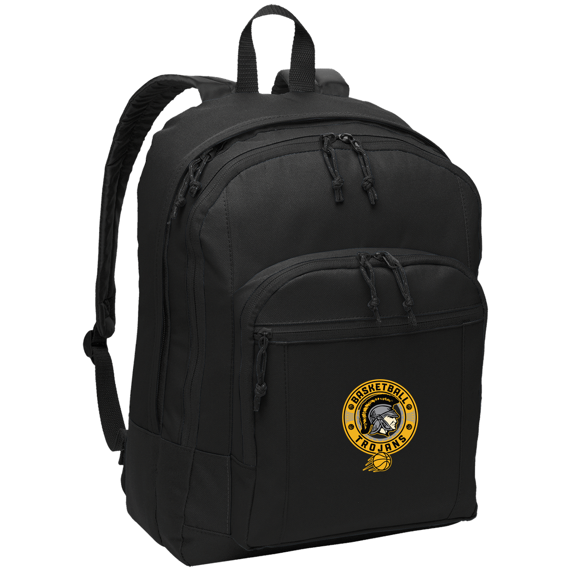 tc-trojans-retro-80s-90s-port-authority-basic-backpack — Black — Front — source sha256 524e56fd5b7658739ae474fccb68d8fff7f70eb49171c37de309dcb9806a3136 — Color position 1