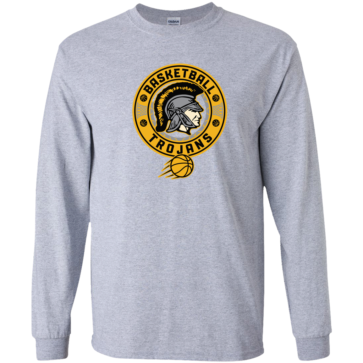 tc-trojans-retro-80s-90s-gildan-youth-ls-t-shirt — Sport Grey — Front — source sha256 792561dcfa50bf69c9c0a715c23ed49eb6d756dae9229dee0e0ede27a4da5caf — Color position 1