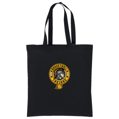 tc-trojans-retro-80s-90s-port-authority-core-cotton-tote — Deep Black — Front — source sha256 7f13d8e6b2194085d979d46fcb75a12158ee0864823d66830b73c08787c42b16 — Color position 1