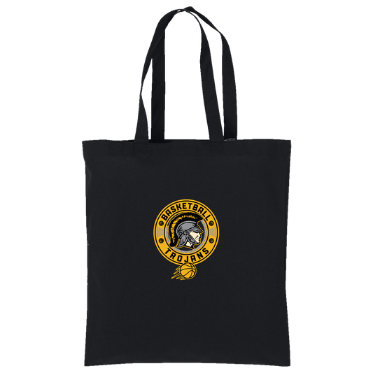 tc-trojans-retro-80s-90s-port-authority-core-cotton-tote — Deep Black — Front — source sha256 7f13d8e6b2194085d979d46fcb75a12158ee0864823d66830b73c08787c42b16 — Color position 1