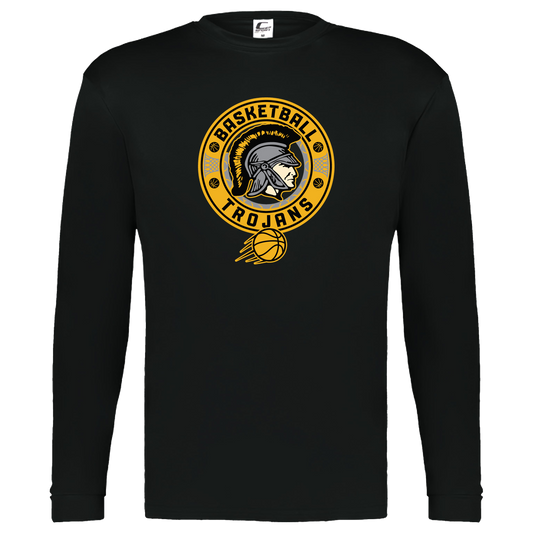 tc-trojans-retro-80s-90s-c2-kids-performance-long-sleeve-tee — Black — Front — source sha256 c0adbcc8cb91dec345dcc847204c8246dd39c75562cf708cec1da5941a99de8d — Color position 1