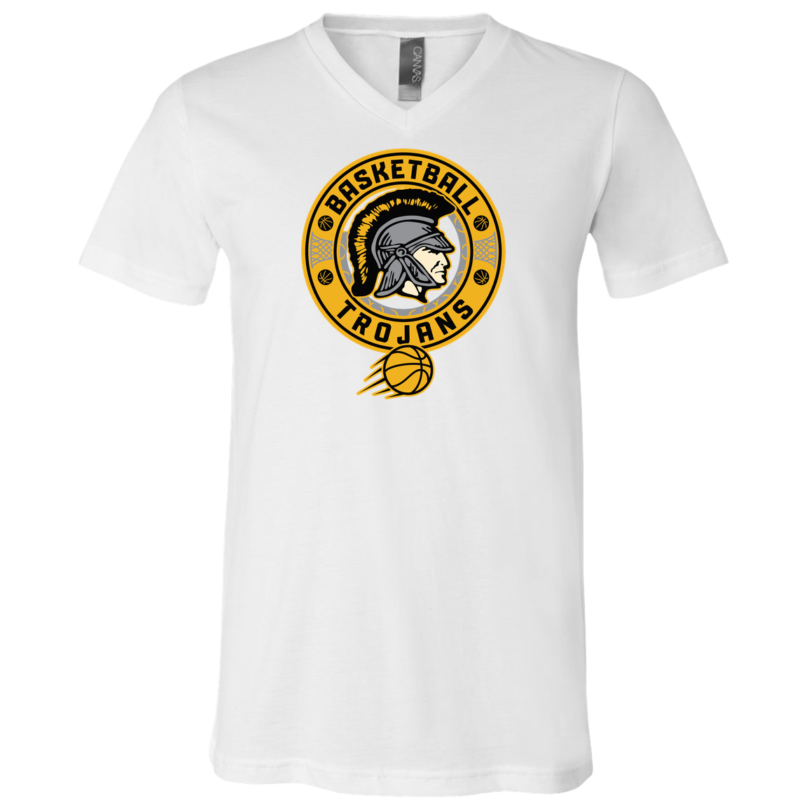 tc-trojans-retro-80s-90s-bella-canvas-unisex-jersey-ss-v-neck-t-shirt — White — Front — source sha256 c9837d5d3ed8067289b592d639b84476cdafea9d9f3c5edc32cc58ddee7e78ad — Color position 1