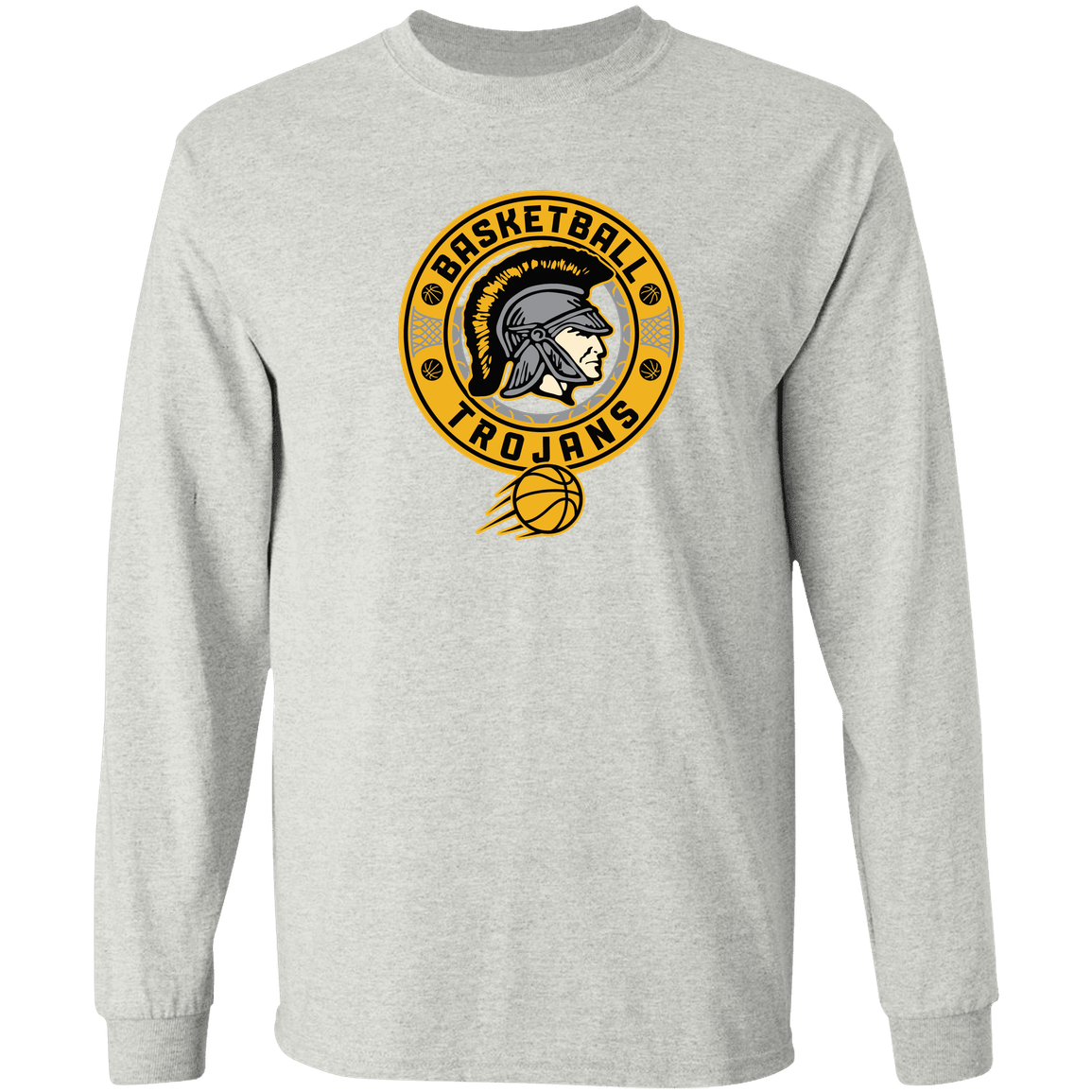 tc-trojans-retro-80s-90s-gildan-ls-t-shirt-5-3-oz — Ash — Front — source sha256 cae1537593e6941086fce6ffe265cd0909842791528c164a02356f8634d44d50 — Color position 1