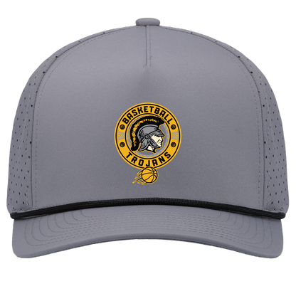 tc-trojans-retro-80s-90s-pacific-headwear-weekender-perforated-snapback-cap — Graphite/Black — Front — source sha256 d9c127678861b565bdd5421708e263867134fb863471a57d537159447bfb2d44 — Color position 3