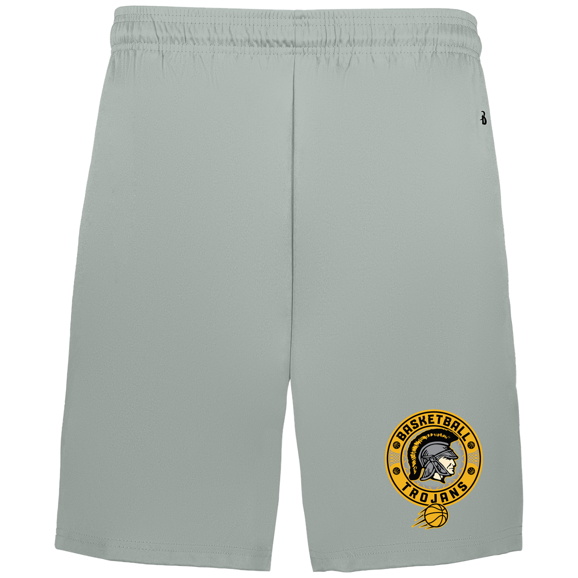 tc-trojans-retro-80s-90s-badger-adult-b-core-7-inch-short-with-pockets — Silver — Front — source sha256 dbe717a47d64ae64216b50bc655fbf825711ce5575e099a1d73f02ae45014cab — Color position 3