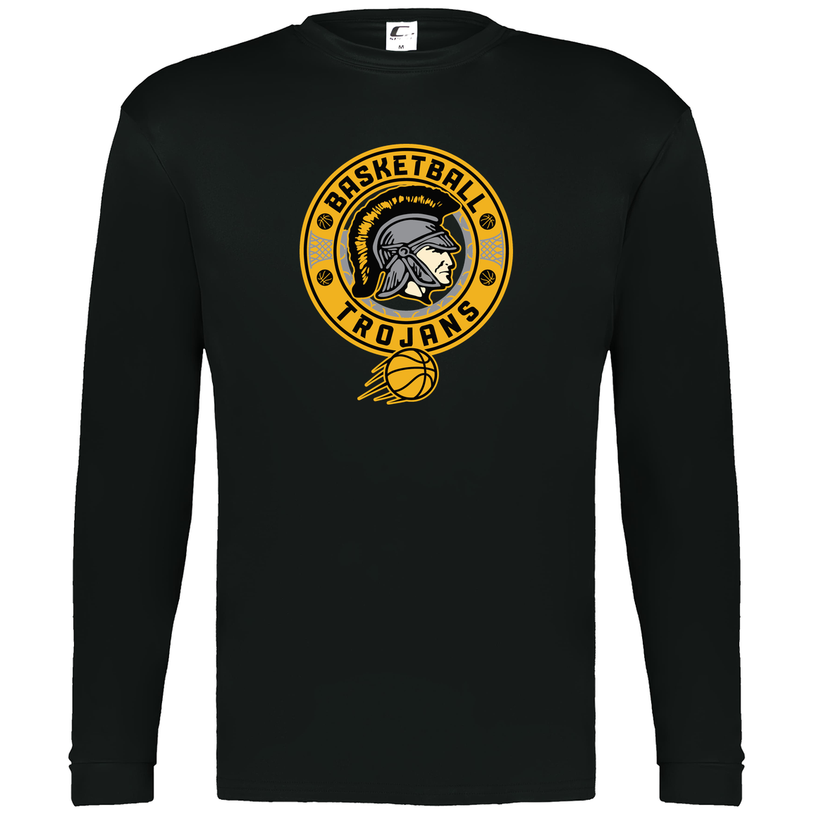 tc-trojans-retro-80s-90s-c2-mens-performance-long-sleeve-tee — Black — Front — source sha256 e6c1d313b173dc3dfec0ed2ef2ace2379bd5a313bc3da8ffbd2c6f76eb982fc0 — Color position 1