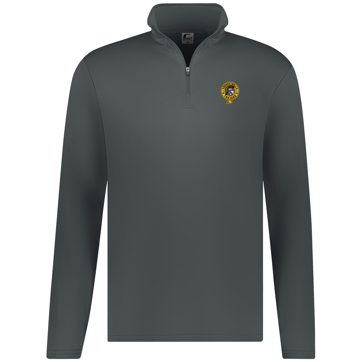 tc-trojans-retro-80s-90s-c2-mens-1-4-zip-pullover — Graphite — Front — source sha256 ed3ee3b19892824e873d4ef64068327d724de3fbf58702137e5970f315f8fd6a — Color position 4
