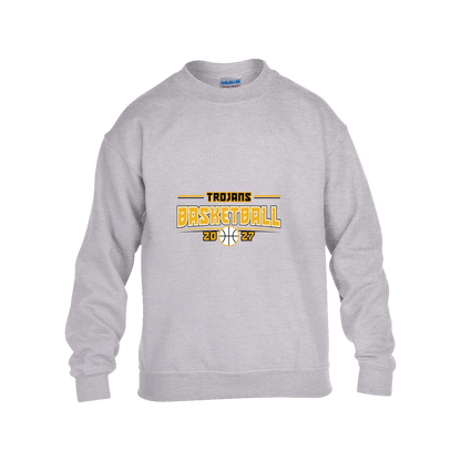 tc-trojans-season-arc-gildan-kids-heavy-blend-fleece-crew — Grey — Front — source sha256 4d5ee941e4f0dc41e8ca8b2deb8563527e1d455bd68ba7d5db3144bcafa90393 — Color position 3