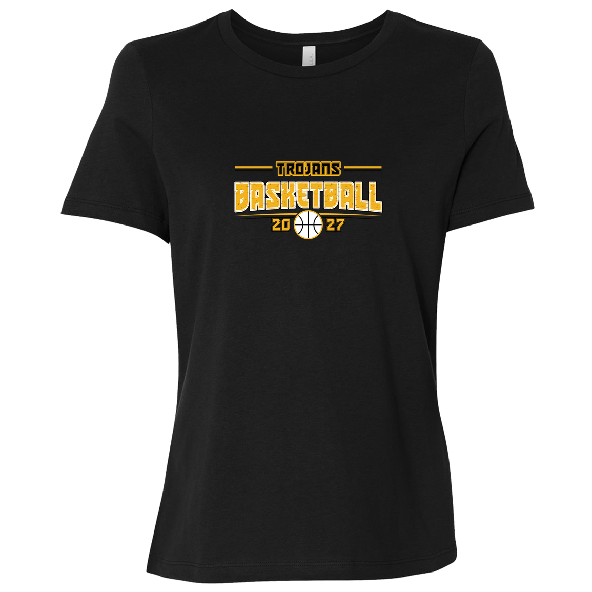 tc-trojans-season-arc-bella-canvas-ladies-relaxed-jersey-short-sleeve-t-shirt — Black — Front — source sha256 5399e06aefc801aaa65c2ee5366f7bccb29ad534623224800dc31746220de28a — Color position 5
