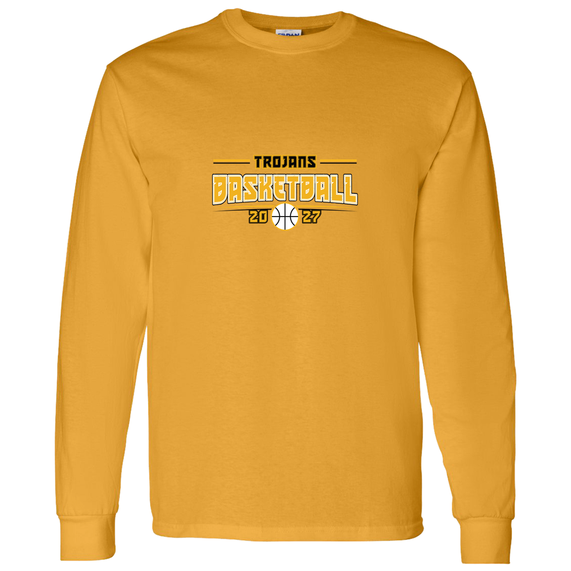 tc-trojans-season-arc-gildan-ls-t-shirt-5-3-oz — Gold — Front — source sha256 b181a7833a1dcaf17af5f4306f6ec213ba93252353efe2684ac422eea1618d64 — Color position 6