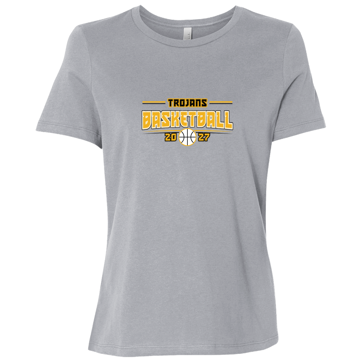 tc-trojans-season-arc-bella-canvas-ladies-relaxed-jersey-short-sleeve-t-shirt — Athletic Grey — Front — source sha256 f55c0cc06af0f0d989ff217a08dc9e65328199a53a848201fa406a18c2cc23d6 — Color position 3