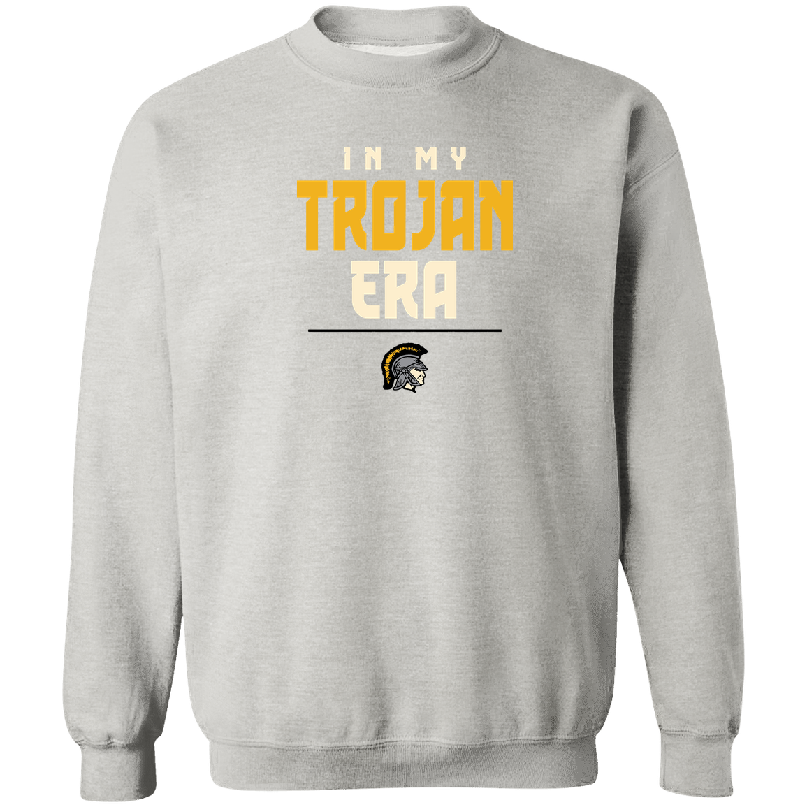 tc-trojans-sport-era-stack-3600x4200-gildan-crewneck-pullover-sweatshirt — Ash — Front — source sha256 09761418aab39fb8a4c3e7aee724c8f83ca3886997c3fc6c411fa2a34be1c982 — Color position 2