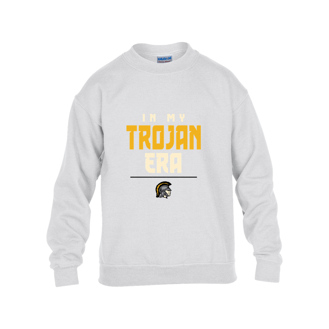 tc-trojans-sport-era-stack-3600x4200-gildan-kids-heavy-blend-fleece-crew — White — Front — source sha256 2fd84850df341878fc9a03eecdd3c468a83c19993f2dca0f9c623d678952c51d — Color position 4