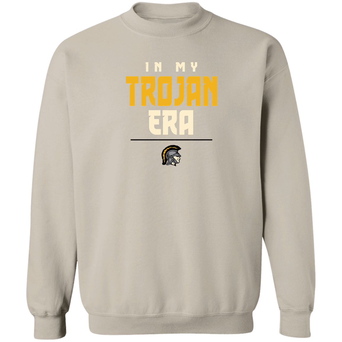 tc-trojans-sport-era-stack-3600x4200-gildan-crewneck-pullover-sweatshirt — Sand — Front — source sha256 d6cd8bb57a9a32d4ba555d2c8fc1978f0cf0e203276a3b349ea566b4053ceeb7 — Color position 5