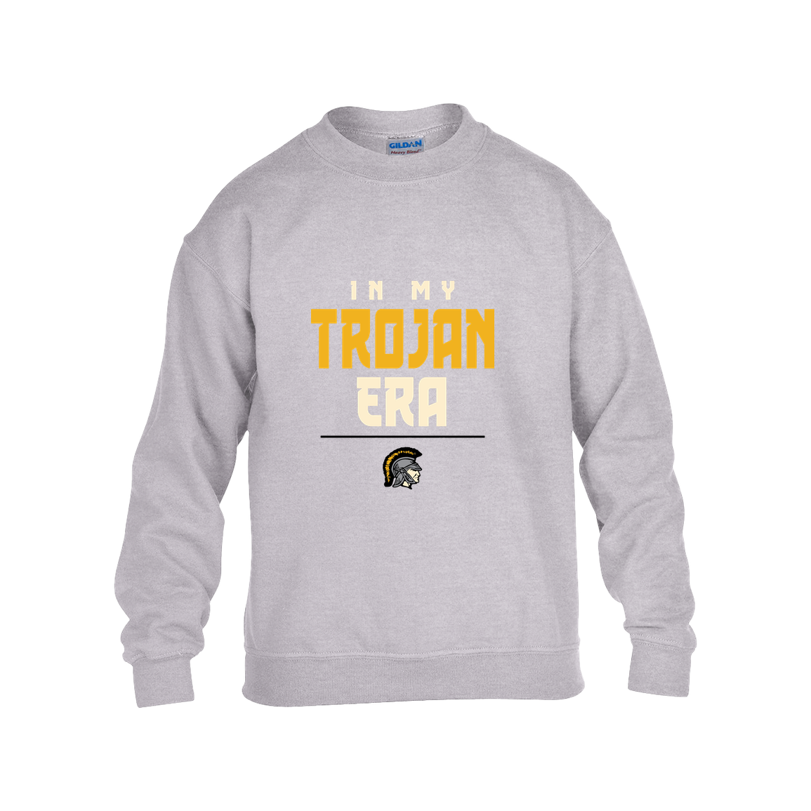 tc-trojans-sport-era-stack-3600x4200-gildan-kids-heavy-blend-fleece-crew — Grey — Front — source sha256 fcd4b3e6475f444ea5253d87562c23a48a71385ebaf522c5e5f1d20f43226544 — Color position 3
