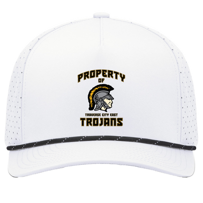 tc-trojans-sport-property-of-3600x4200-pacific-headwear-weekender-perforated-snapback-cap — White/Black — Front — source sha256 ecfb3152bbf944fc6f6c0c276f0731a2b213429ce39b3857056c705b7af4e3f8 — Color position 7