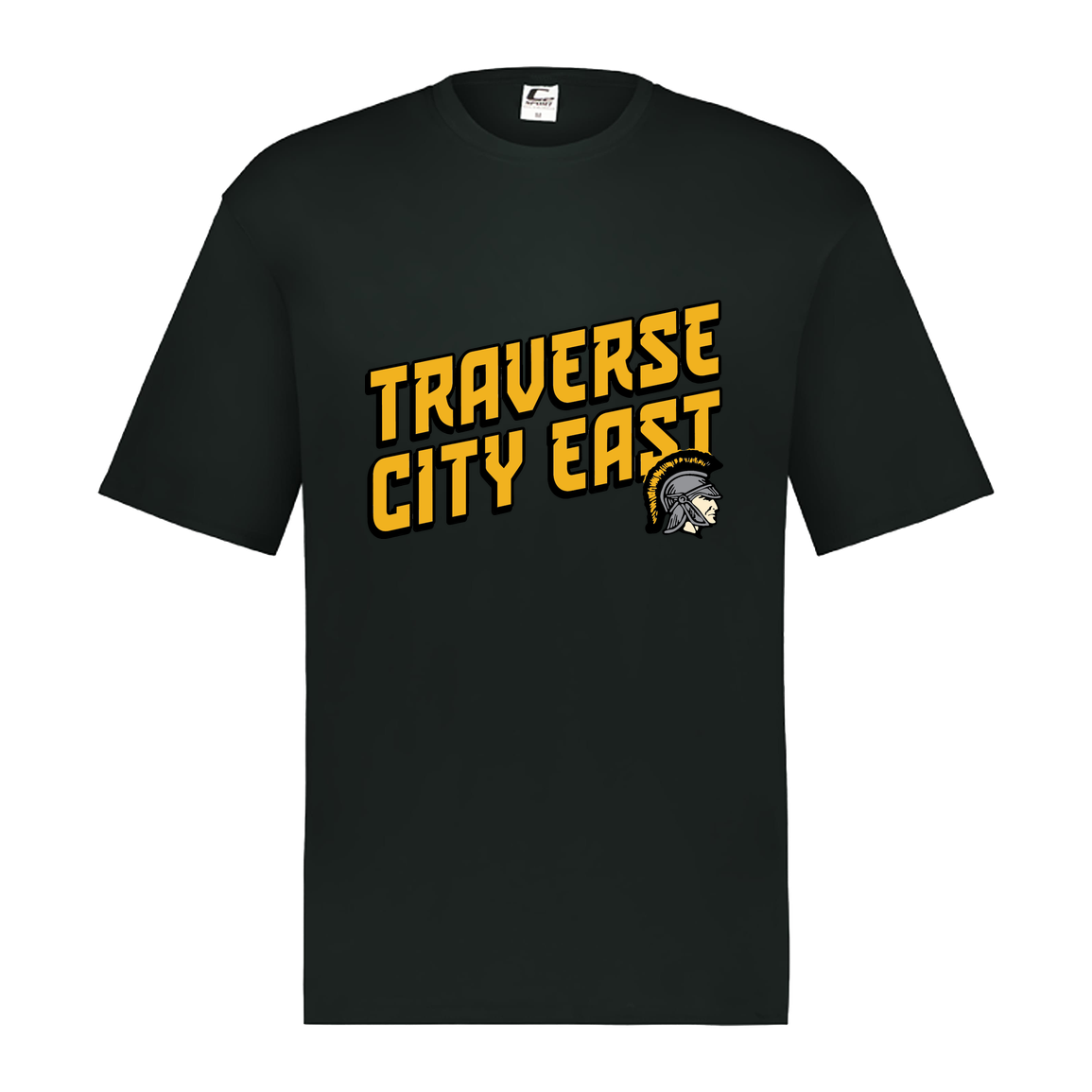 tc-trojans-sport-retro-script-3600x4200-c2-mens-performance-short-sleeve-tee — Black — Front — source sha256 3bccac6d65e1a975e77e90fb790b3c219b158af55132c14793cb06865d113033 — Color position 1