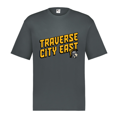 tc-trojans-sport-retro-script-3600x4200-c2-mens-performance-short-sleeve-tee — Graphite — Front — source sha256 88e9dab466c4d11a69ad5678f89f0138eae34ae93e9a297c21d2d29535ed1ac2 — Color position 2
