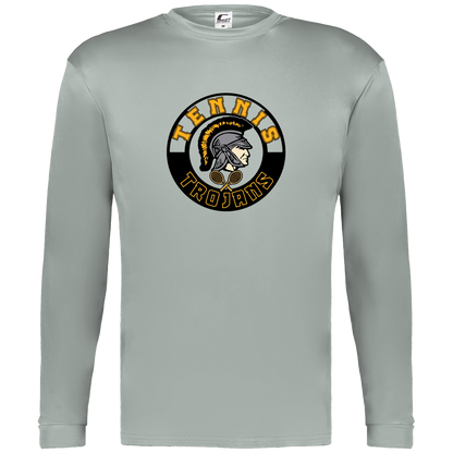 tc-trojans-tennis-crest-c2-mens-performance-long-sleeve-tee — Silver — Front — source sha256 4200a74ec6aa80f8cebd0a0a947d4544370358db10f495158a981c91b69c607c — Color position 3