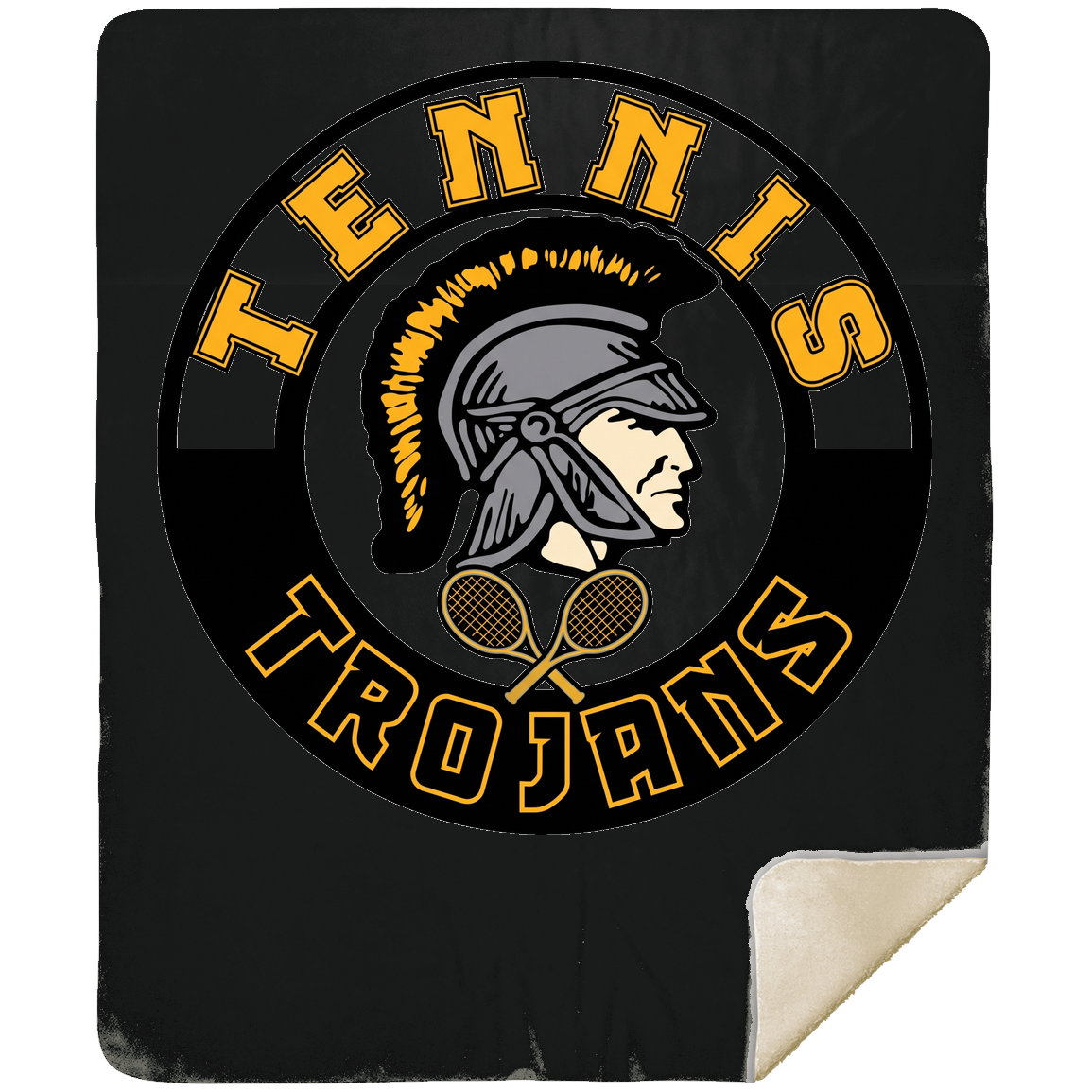 tc-trojans-tennis-crest-mshm-premium-sherpa-blanket-50x60 — Black — Front — source sha256 44c8fd645740c6ef8d70af0e4fb9b6933584e4390191340ca611b2e263909fa9 — Color position 2