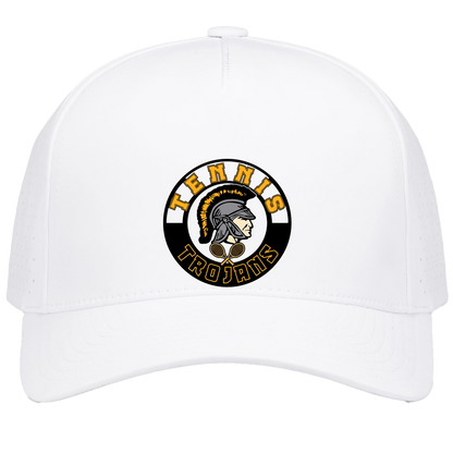 tc-trojans-tennis-crest-pacific-headwear-weekender-perforated-snapback-cap — White — Front — source sha256 6aa4e821bcd0895f1ad7b6691fae5679824fa0538a1a36e23e35a3197830bfd2 — Color position 6