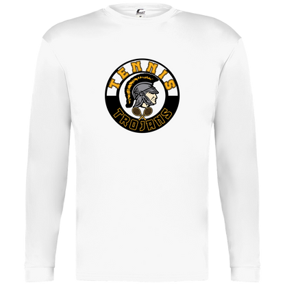 tc-trojans-tennis-crest-c2-mens-performance-long-sleeve-tee — White — Front — source sha256 932c9934d89012b6222ca3b40f8e3bca9f541a12d11b2ead611d2ff4a95b2002 — Color position 4