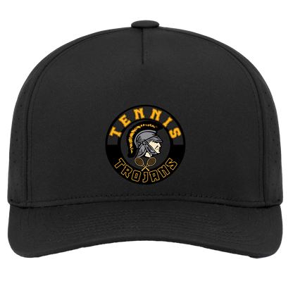 tc-trojans-tennis-crest-pacific-headwear-weekender-perforated-snapback-cap — Black — Front — source sha256 986e81d96fd4b978ef85ee4a19df8a18d1ae21c896e3ac167c8e17ad9477fc69 — Color position 2
