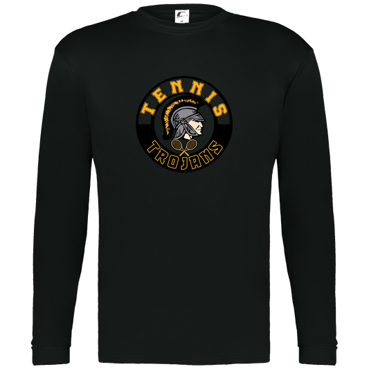 tc-trojans-tennis-crest-c2-mens-performance-long-sleeve-tee — Black — Front — source sha256 ce28c340ca8f8c4d238f6ba1ec6c4c4b0bc877a4bbfb661668df7e3bdc43bcc9 — Color position 1