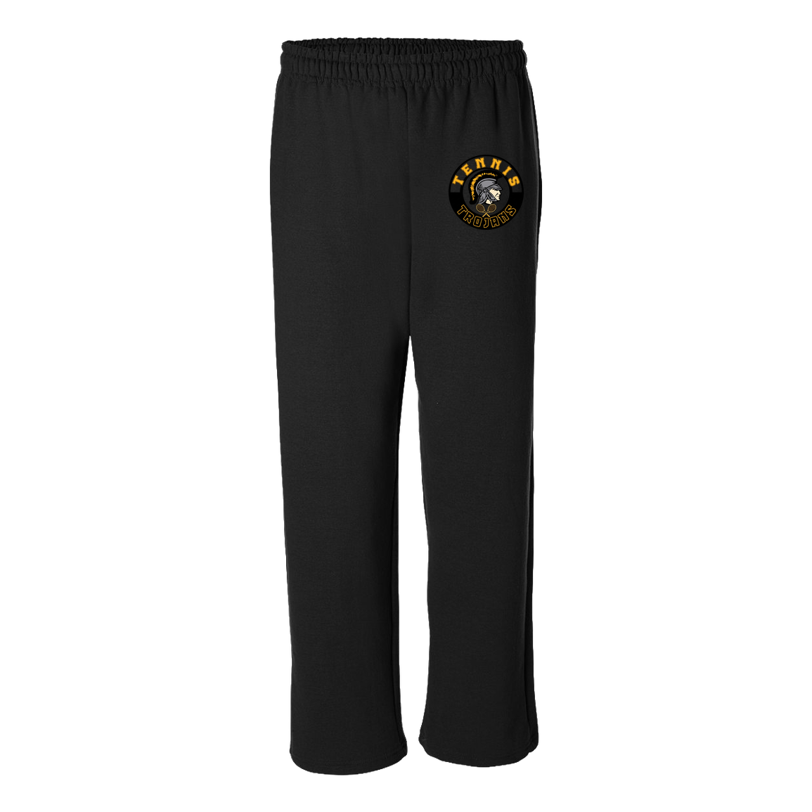 tc-trojans-tennis-crest-gildan-adult-heavy-blend-open-bottom-pant — Black — Front — source sha256 d0b07215d7d085ed0c79f9fa250039d195e7b4a2de253127a9b97ff402cb285b — Color position 1