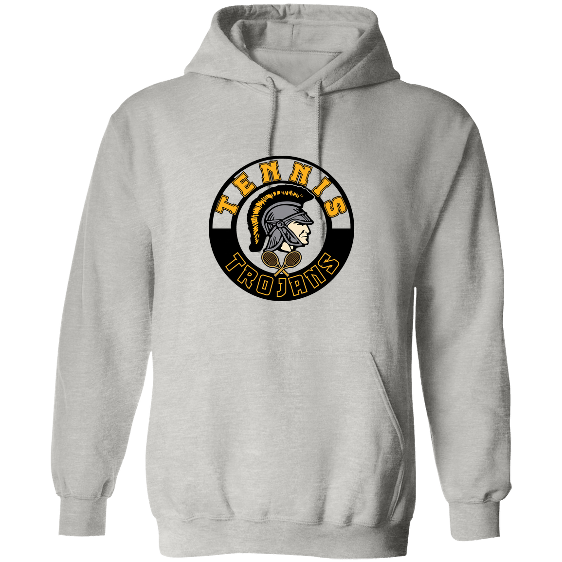 tc-trojans-tennis-crest-gildan-pullover-hoodie — Ash — Front — source sha256 d455ae5db27d65bdc0ed3fbf99e938e044ff2a9706711f8c0e2a63984f858f1c — Color position 3