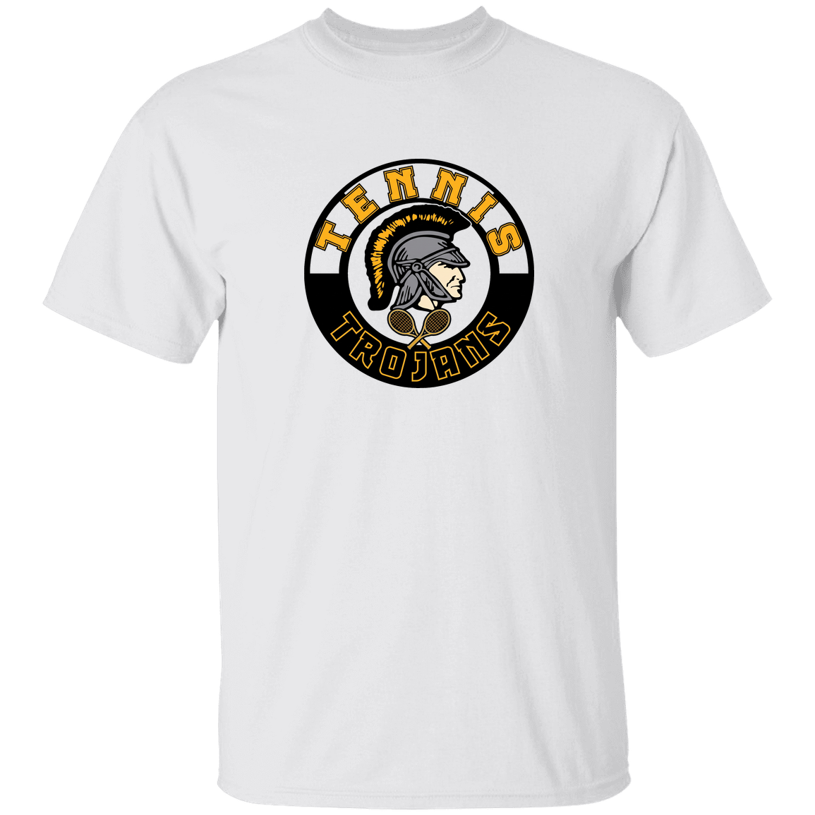 tc-trojans-tennis-crest-gildan-5-3-oz-t-shirt — White — Front — source sha256 e4f7c0a34812b17f357e4bd29a6ba69b1a3ee885865dc0b11bc328a71b15cf0b — Color position 3