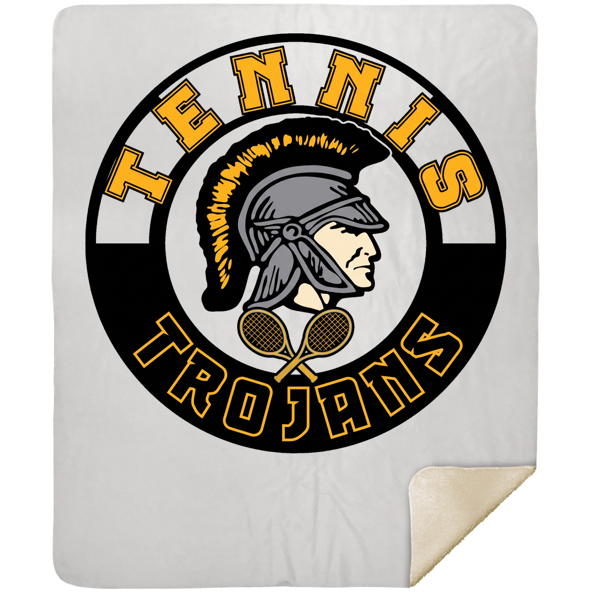 tc-trojans-tennis-crest-mshm-premium-sherpa-blanket-50x60 — White — Front — source sha256 ecc986f994943098b3be59f65fb81e52ffaf6b1bf47f1f31db8c9a8d47d0f68e — Color position 1