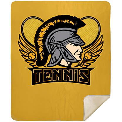 tc-trojans-tennis-insignia-mshm-premium-sherpa-blanket-50x60 — Athletic Gold — Front — source sha256 10607284debc5e0e30d2d86c460db15bd1bb17e8d91c9169e532c0cc52de7fa8 — Color position 6