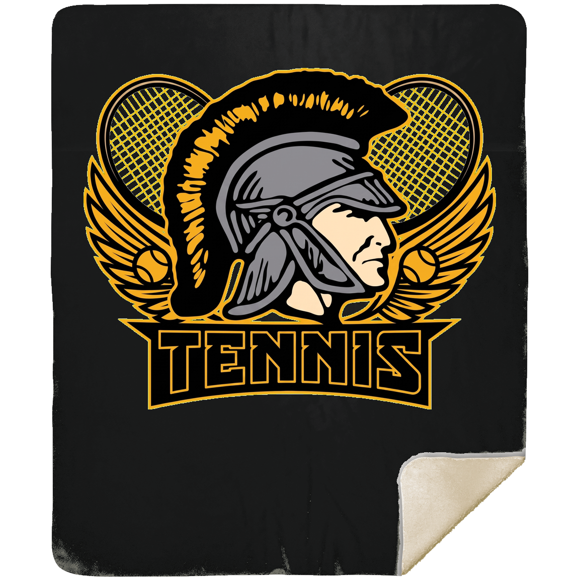 tc-trojans-tennis-insignia-mshm-premium-sherpa-blanket-50x60 — Black — Front — source sha256 5e6e13b127854b1d94c5ed512ea9c69bb7c7da8cf7866df437ac0b63518b0017 — Color position 2