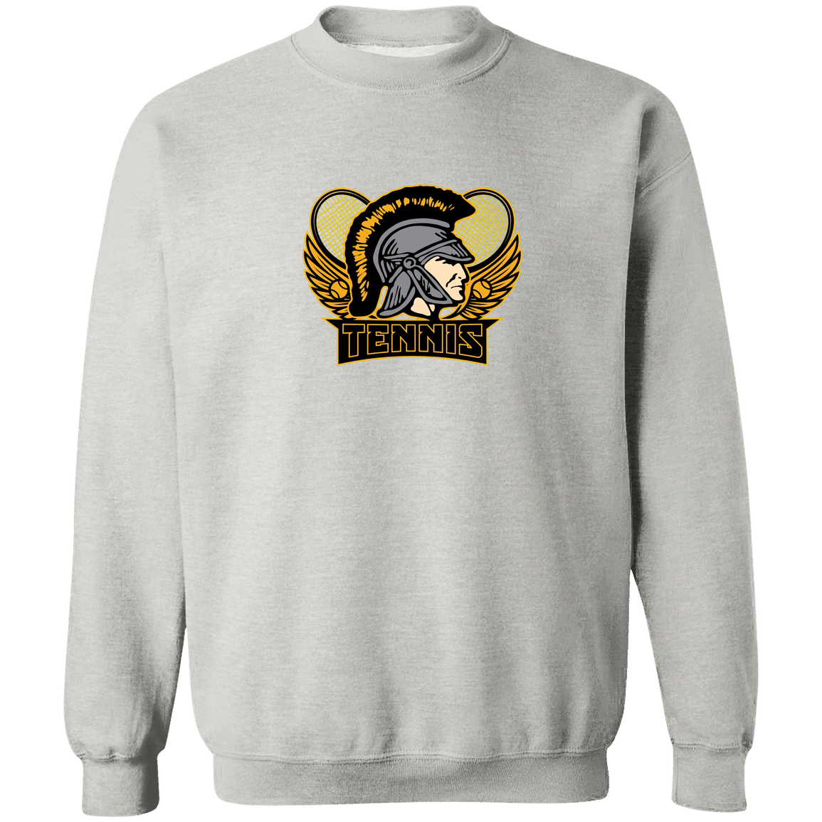 tc-trojans-tennis-insignia-v2-gildan-crewneck-pullover-sweatshirt — Ash — Front — source sha256 1d16367a88c96662a37dc17daeffe2e3cf6e550b0965b4e12e37720813e14979 — Color position 2