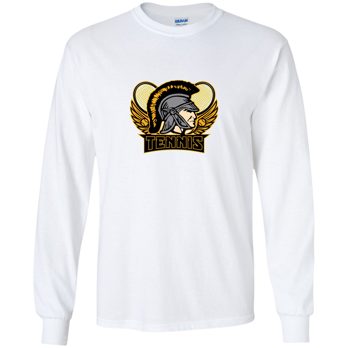 tc-trojans-tennis-insignia-v2-gildan-youth-ls-t-shirt — White — Front — source sha256 3b9c86a24e9684a4cf4c4a039408f3f4dbfa047198fa3233ff1190fefb769d05 — Color position 2