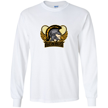 tc-trojans-tennis-insignia-v2-gildan-youth-ls-t-shirt — White — Front — source sha256 3b9c86a24e9684a4cf4c4a039408f3f4dbfa047198fa3233ff1190fefb769d05 — Color position 2