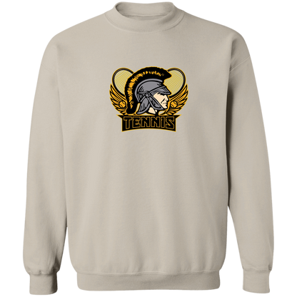 tc-trojans-tennis-insignia-v2-gildan-crewneck-pullover-sweatshirt — Sand — Front — source sha256 3f4d378e8f3612070c19cb69340d6e4bd33792432725d2b29057c9f66fecc93e — Color position 5
