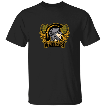 tc-trojans-tennis-insignia-v2-gildan-5-3-oz-t-shirt — Black — Front — source sha256 46945f976cf8ce83ba2b68545d49c0be350026a2b2e2f4970fe98ce206484475 — Color position 5