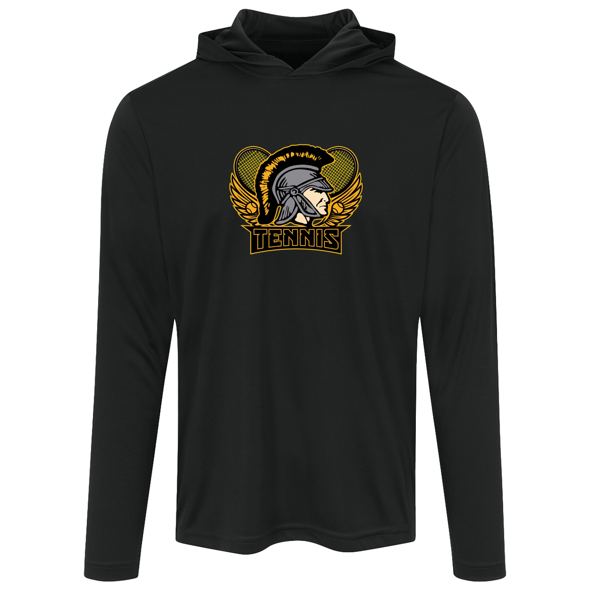 tc-trojans-tennis-insignia-v2-sport-tek-mens-competitor-hooded-tee — Black — Front — source sha256 54a86631bf7e6e27ce8ebc6fb2e17456ddab6206f9661e1be1ff152b6c9ef36a — Color position 1