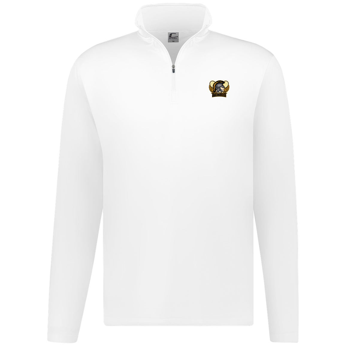 tc-trojans-tennis-insignia-v2-c2-mens-1-4-zip-pullover — White — Front — source sha256 72b8b8988e4e9485ac7ecb9fe721e2947cc65b07fd4ad9b0b00292a14da1e8a8 — Color position 3