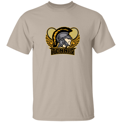 tc-trojans-tennis-insignia-v2-gildan-5-3-oz-t-shirt — Sand — Front — source sha256 8af7e3191ec25bb2ad9540c40ab299f61d697e5b2309aa55737791cdedbd82b1 — Color position 1
