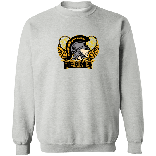 tc-trojans-tennis-insignia-v2-gildan-crewneck-pullover-sweatshirt — Sport Grey — Front — source sha256 ce14a790155dacaae89c9b837e33d584afa3339fbf8ddce52fbebef7f246fdca — Color position 1
