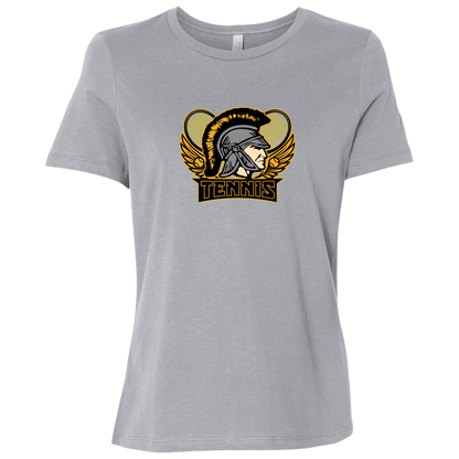 tc-trojans-tennis-insignia-v2-bella-canvas-ladies-relaxed-jersey-short-sleeve-t-shirt — Athletic Grey — Front — source sha256 f1add6693e639bed84ed237503b8fed462f0eea8a9d993cf9a2d65b6cfd1819a — Color position 3