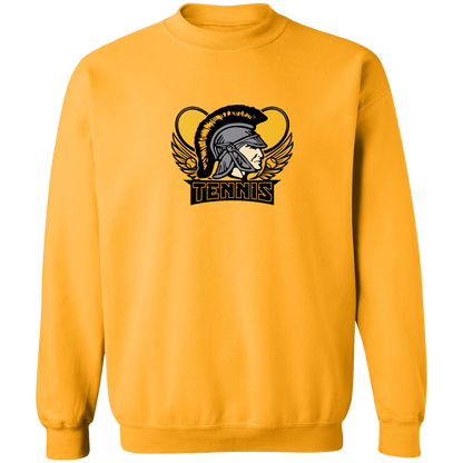 tc-trojans-tennis-insignia-v2-gildan-crewneck-pullover-sweatshirt — Gold — Front — source sha256 fc0810eb6416cf82d66f88208e105123795f9923927f1a7ed7f74298cb39aa2e — Color position 7