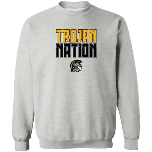 tc-trojans-trojan-nation-gildan-crewneck-pullover-sweatshirt — Sport Grey — Front — source sha256 0cbbd7eb051c31ea93ceece19bb48ea117ed2993909c12693bc24e7b1bf370de — Color position 1